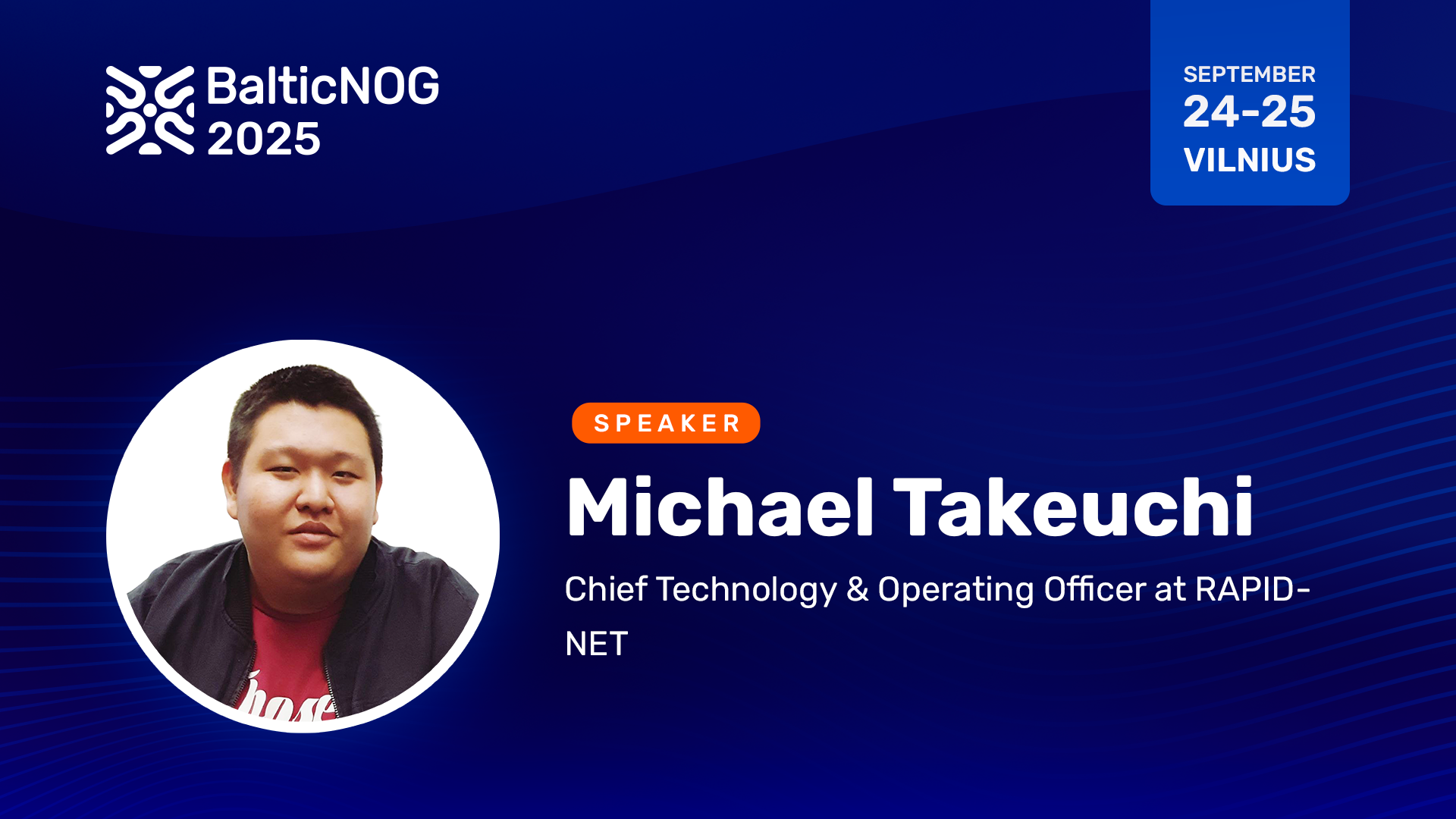 Speaker Michael Takeuchi