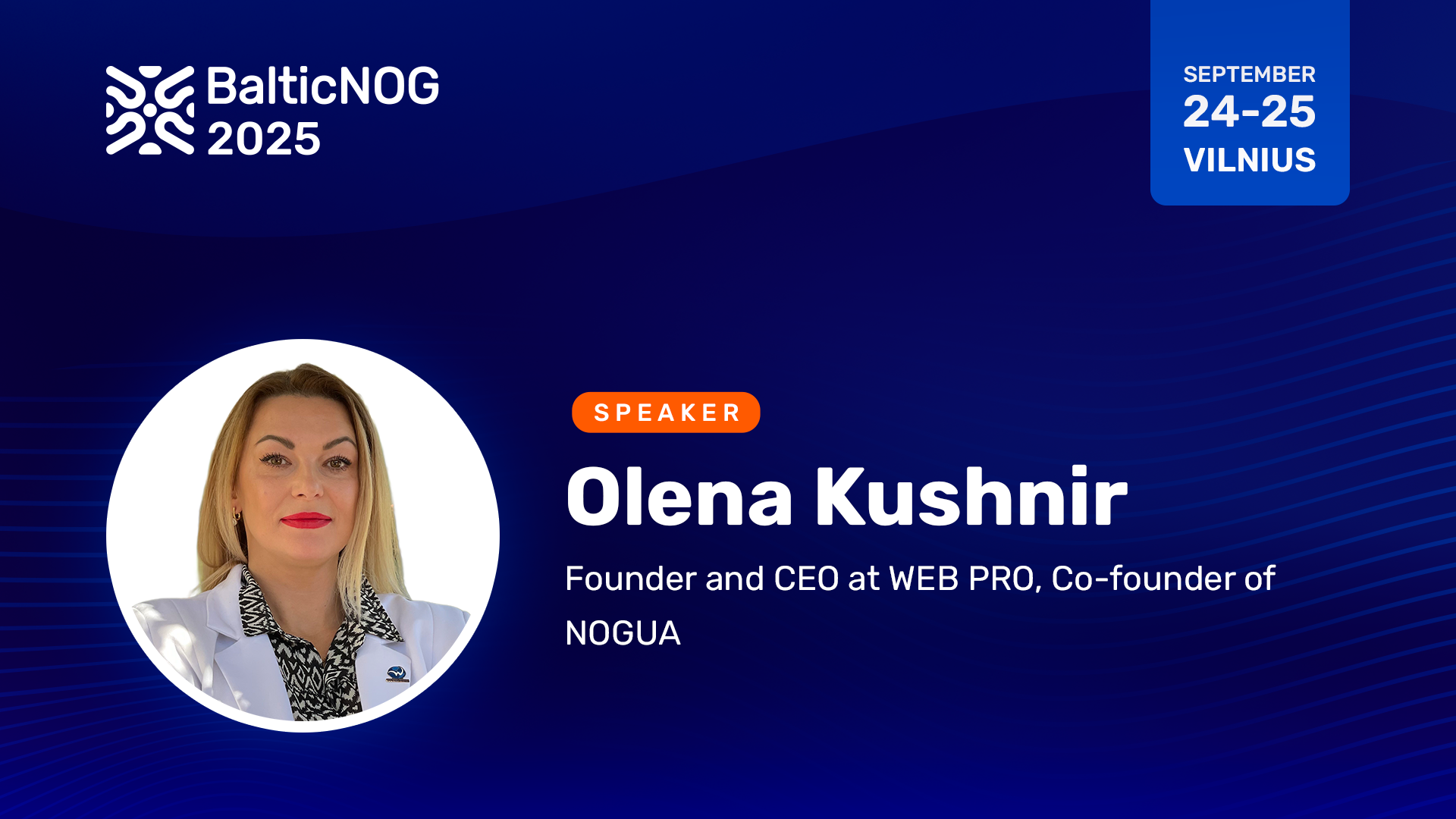 Speaker Olena Kushnir