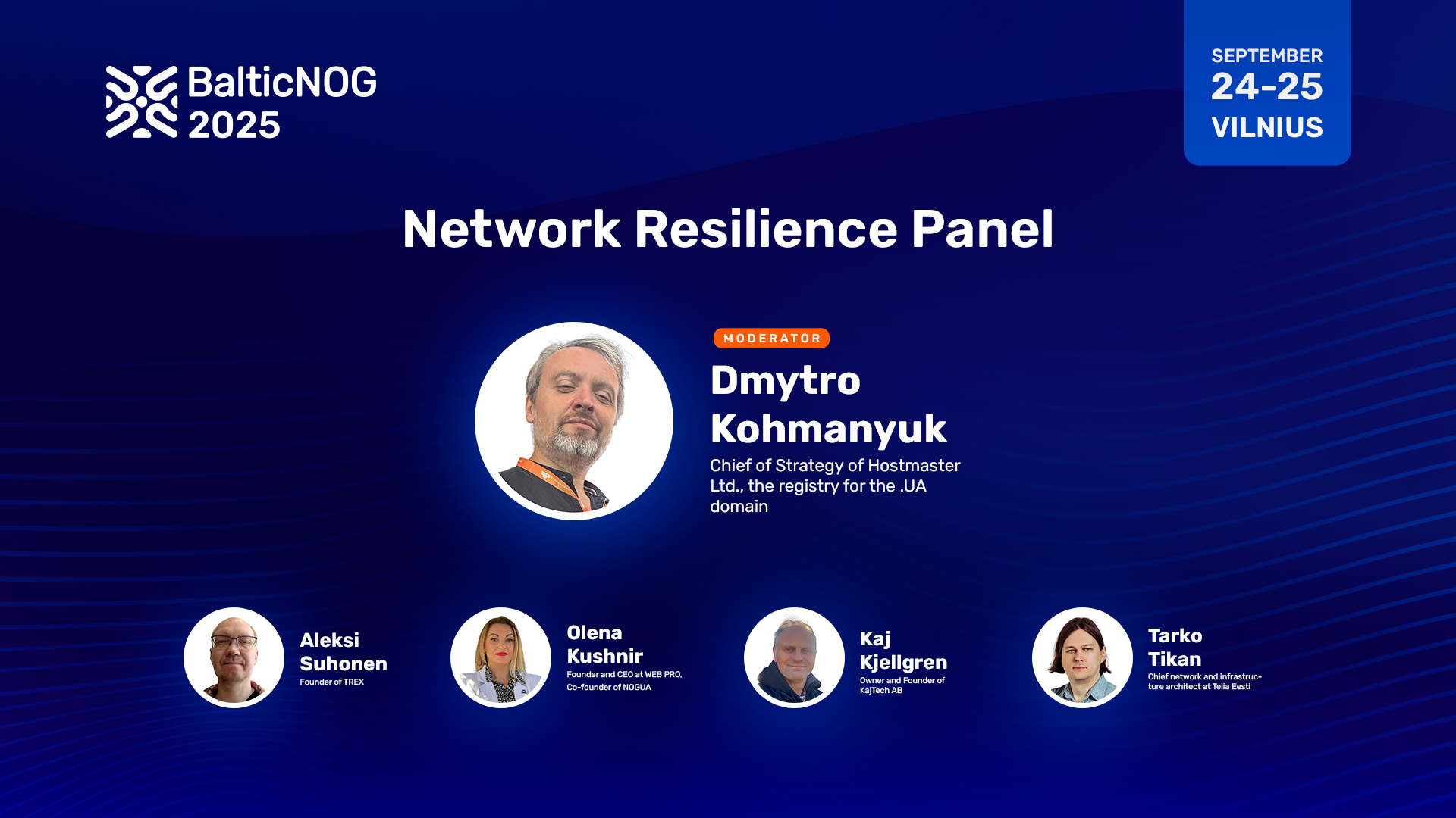 Speakers of Network Resilience