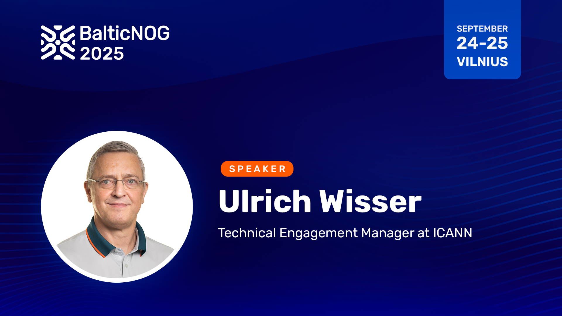 Speaker Ulrich Wisser