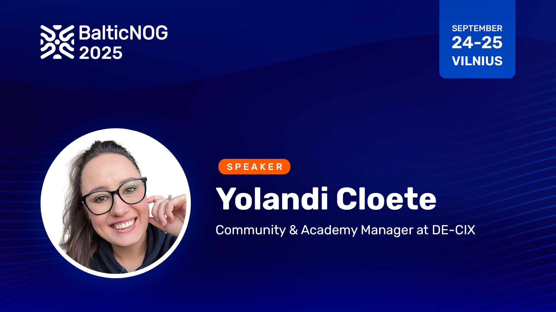 Speaker Yolandi Cloete
